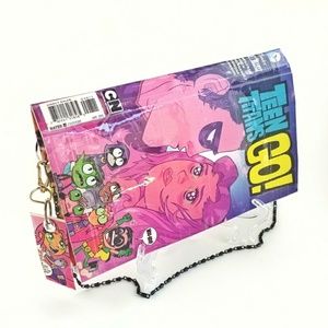 Pink Women's Chain Shoulder Bag, Teen Titans Purse